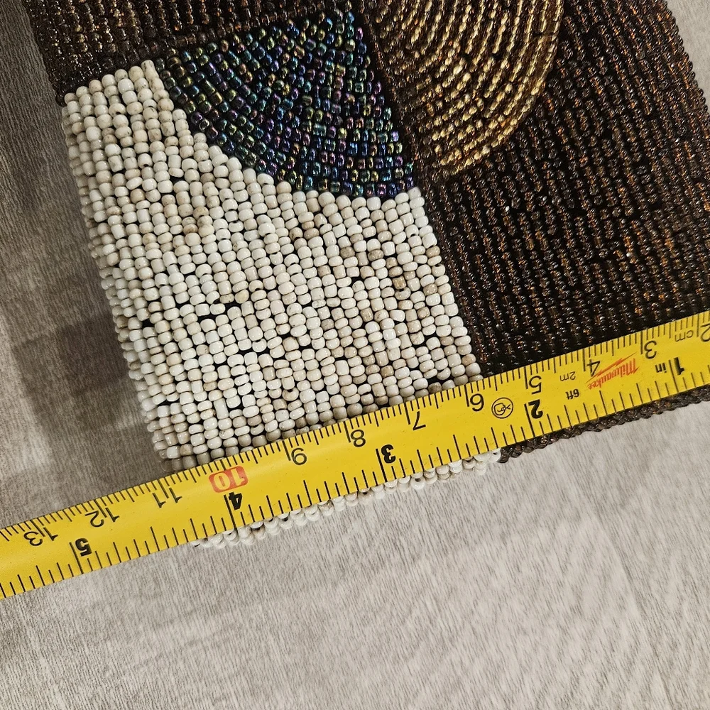 Beaded Clutch Bag - Multicolor